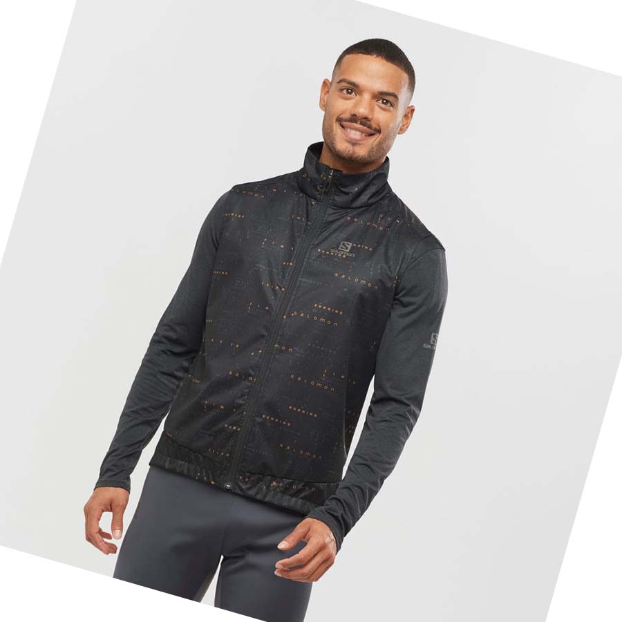 Chaquetas Salomon BONATTI AERO HYBRID Hombre Negros | MX 3292FDN